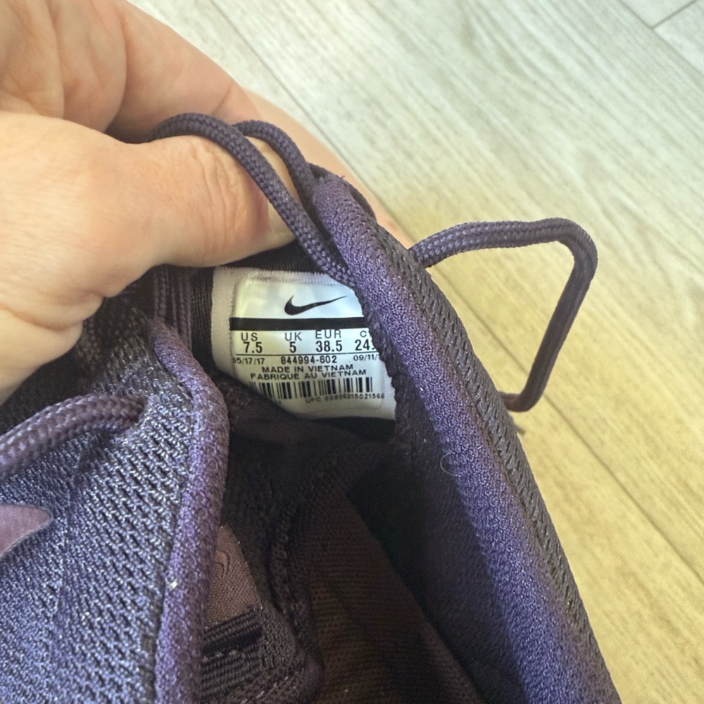 Nike Purple Athletic Sneakers - Picture 4 of 4